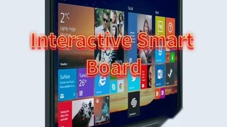 Painel LCD Ultra-HD de 55-110 polegadas Painel plano interativo multitoque para sala de conferência educacional